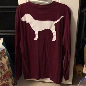 Burgundy PINK long sleeve